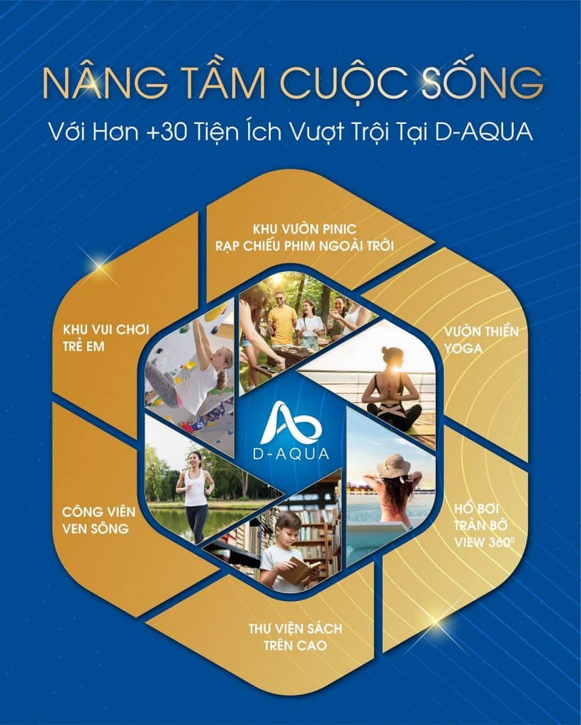 TIỆN ÍCH D-AQUA NÂNG NIU VÀ CHĂM SÓC CUỘC SỐNG TRỌN VẸN